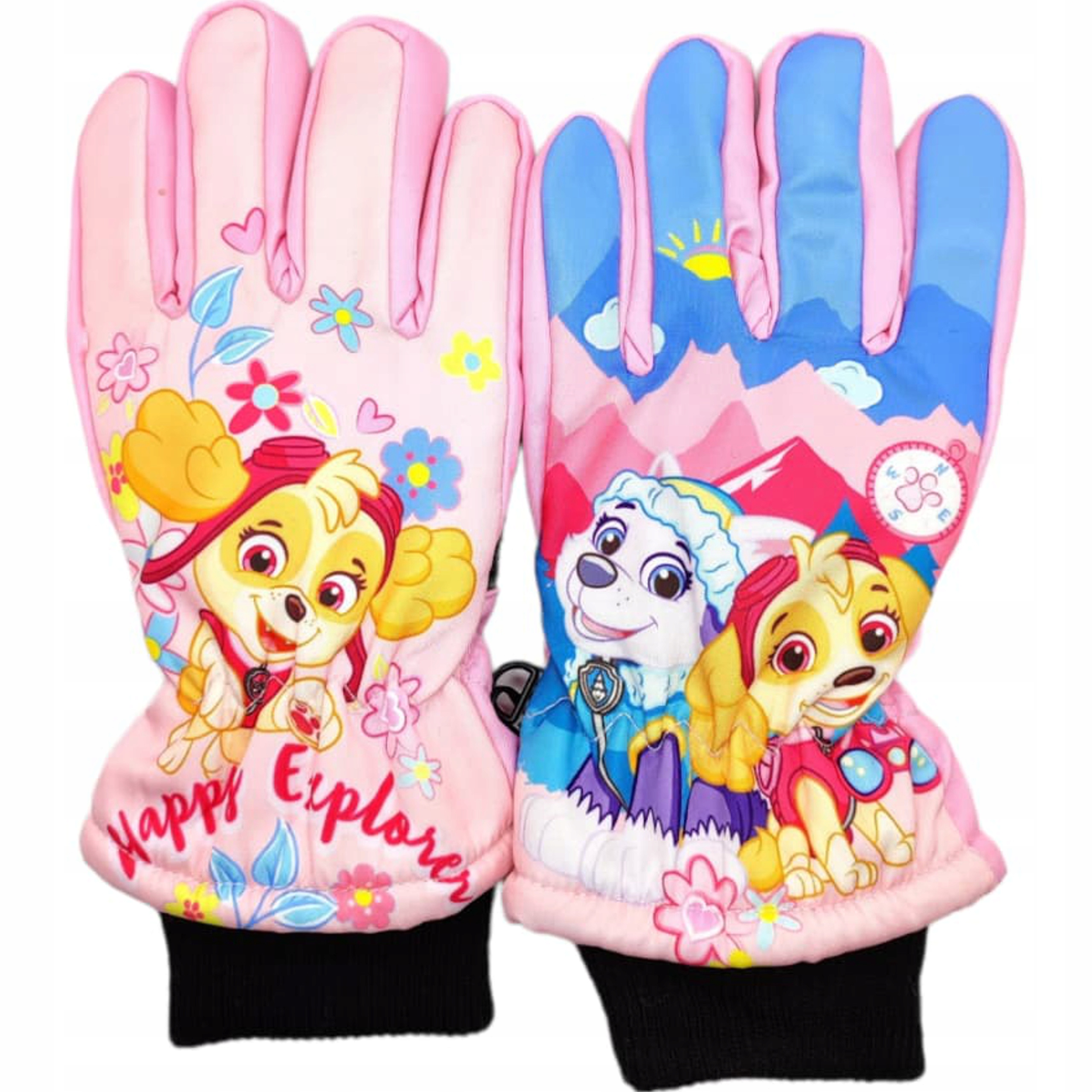 

Rękawiczki Ortalionowe Narciarskie Psi Patrol 7-8