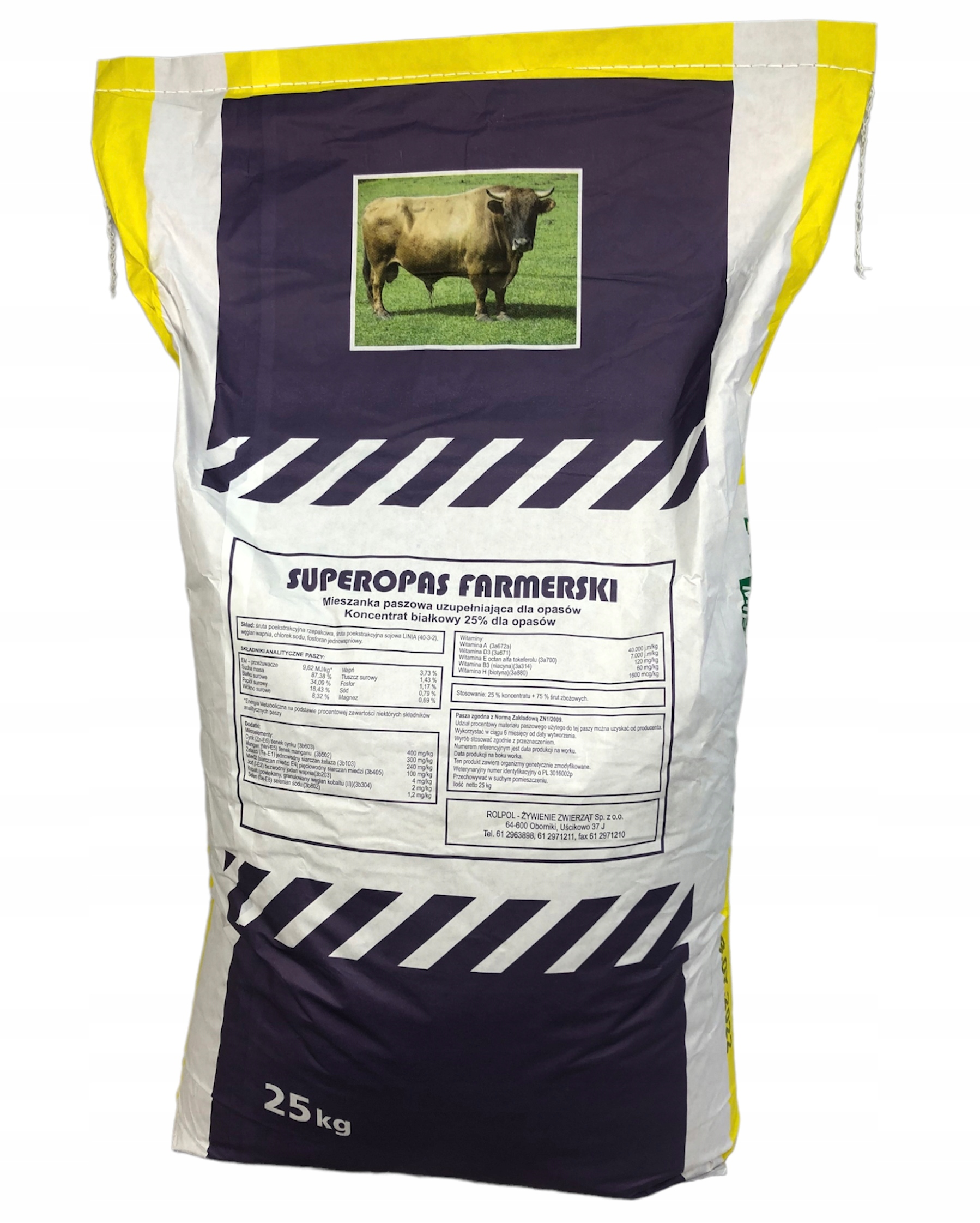 Koncentrat dla opasów 25kg Super Opas Rolpol Waga 25 kg