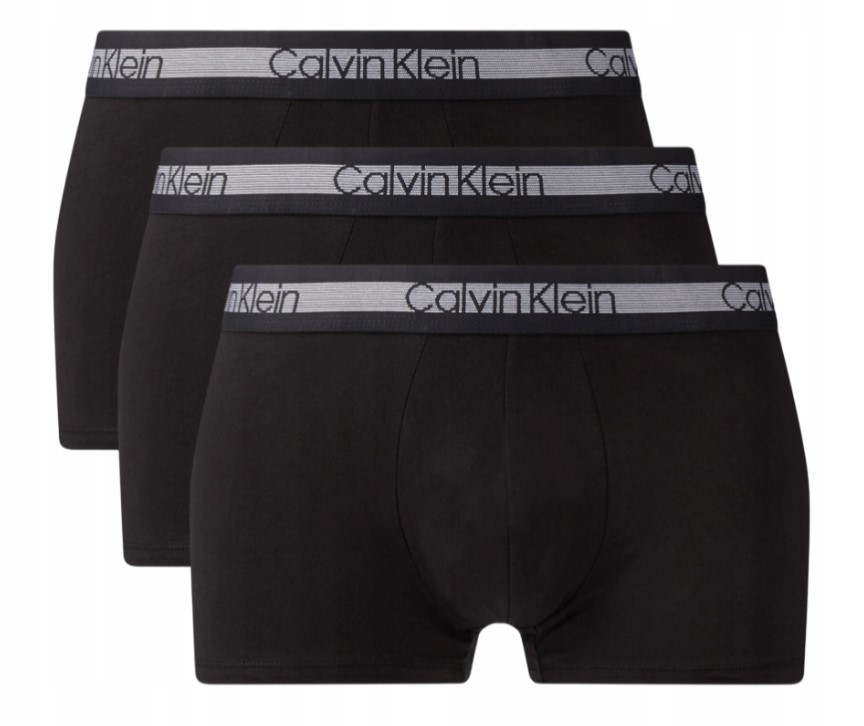 Calvin Klein Cooling Trunk 000NB1799A bavlněné boxerky 3 balení S