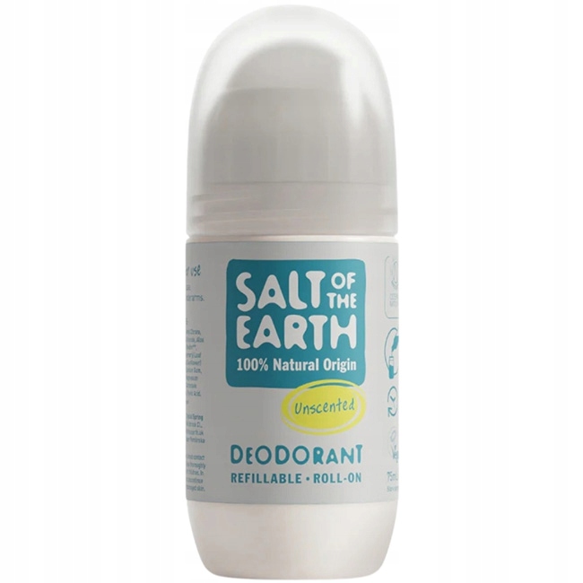 Přírodní kuličkový deodorant Salt of the Earth Bez zápachu 75 ml