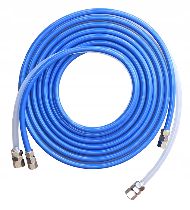 Wąż 10 m podwójny do zbiornika ciśnieniowego agregatu malarskiego