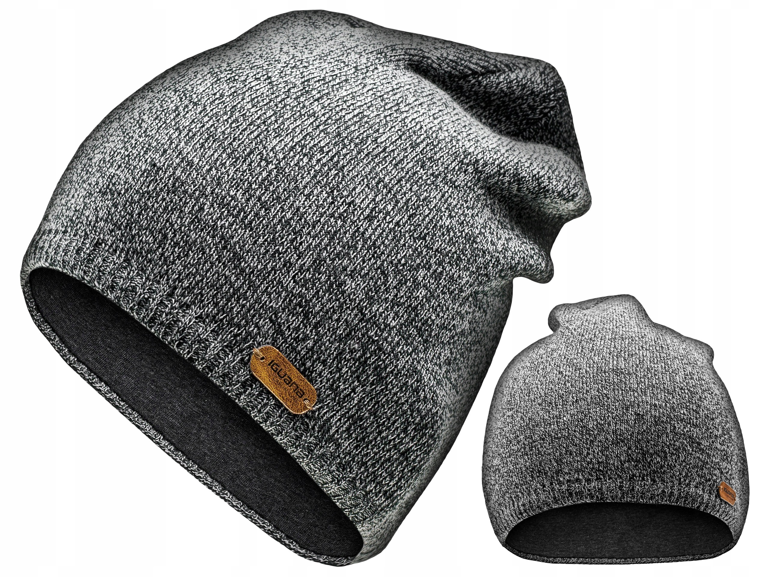 

Czapka Męska Iguana Winisk Grey Melange Zimowa