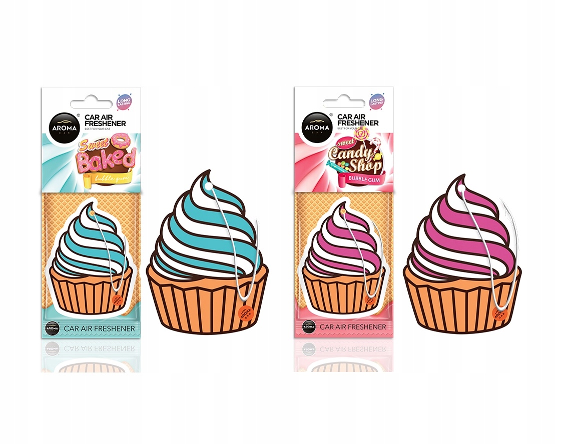 

Zapach samochodowy Aroma Bubble Gum 2x choinka