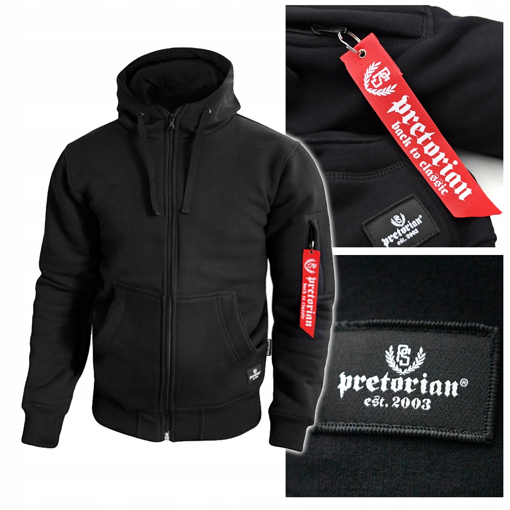 

Bluza meska rozpinana z kapturem Pretorian r.L