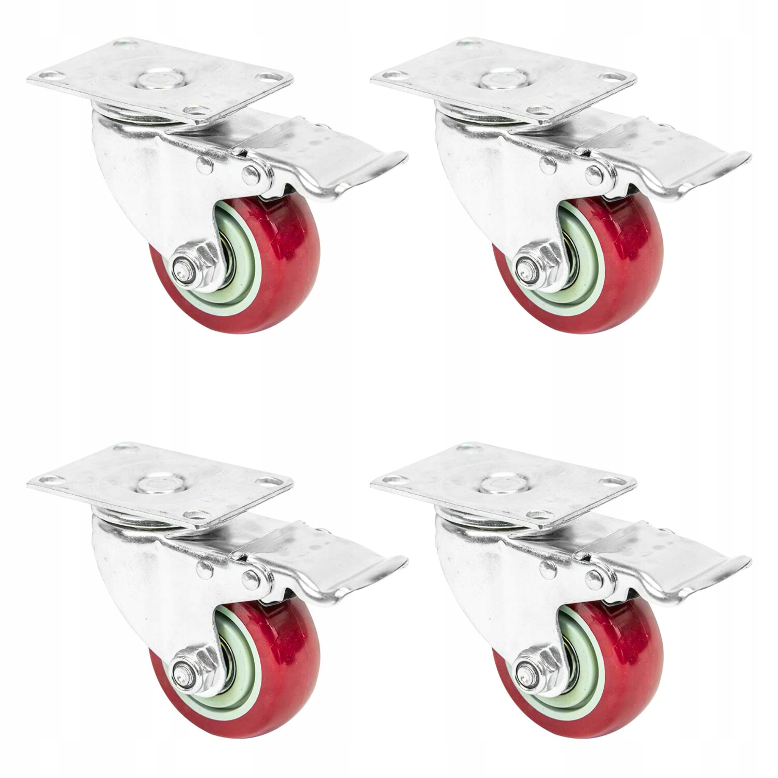 Otočná Kolečka S Průmyslovou Brzdou Pro Vysoké Zatížení 400KG 4ks 75mm