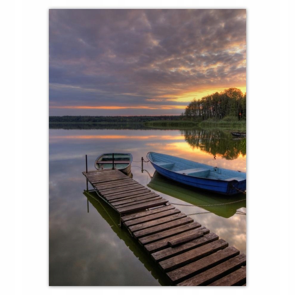 

Plakaty 50x70 Zachód słońca Jezioro