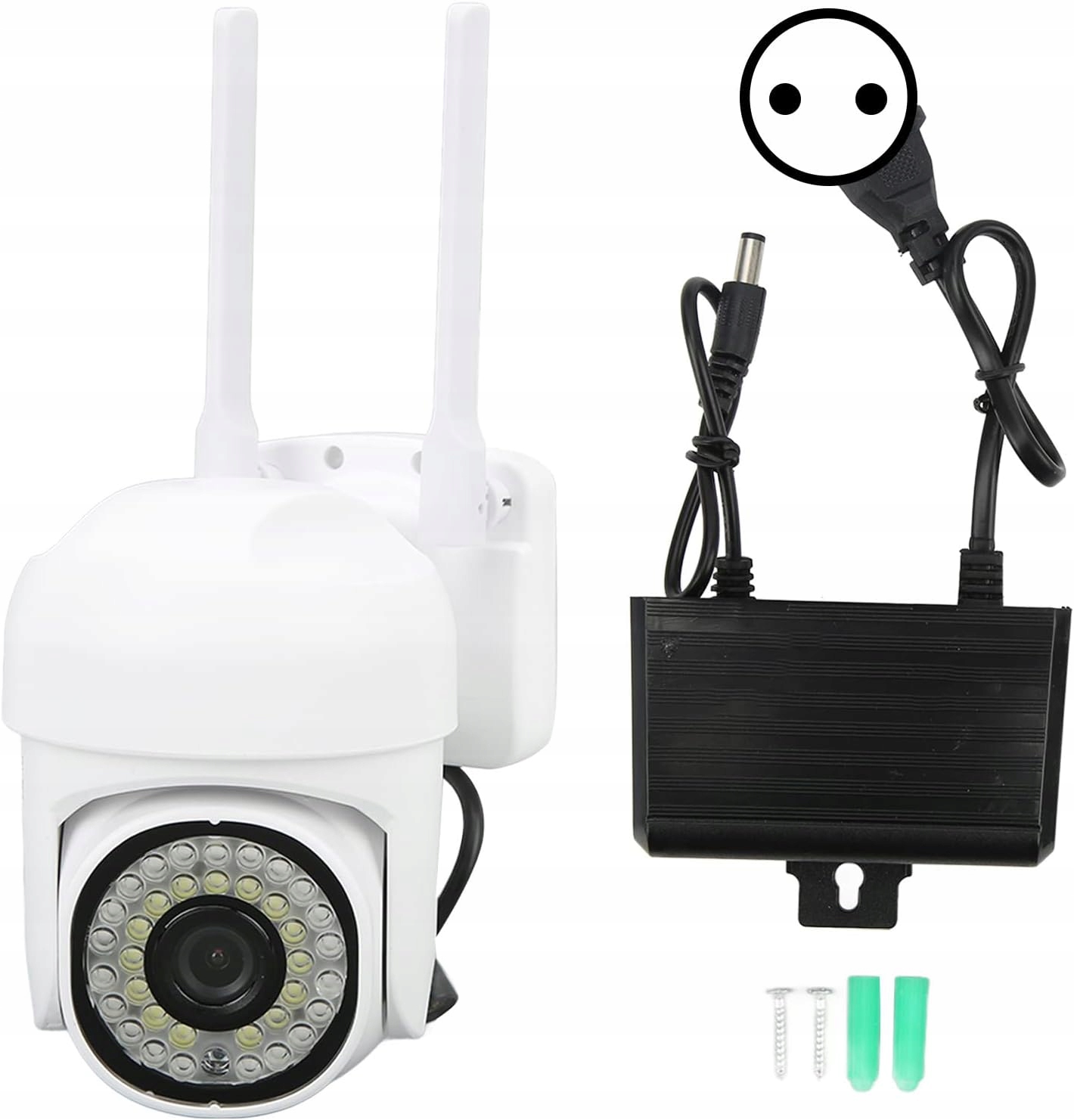 Vonkajšia otočná kamera Wifi s funkciou sledovania pohybu Full Hd