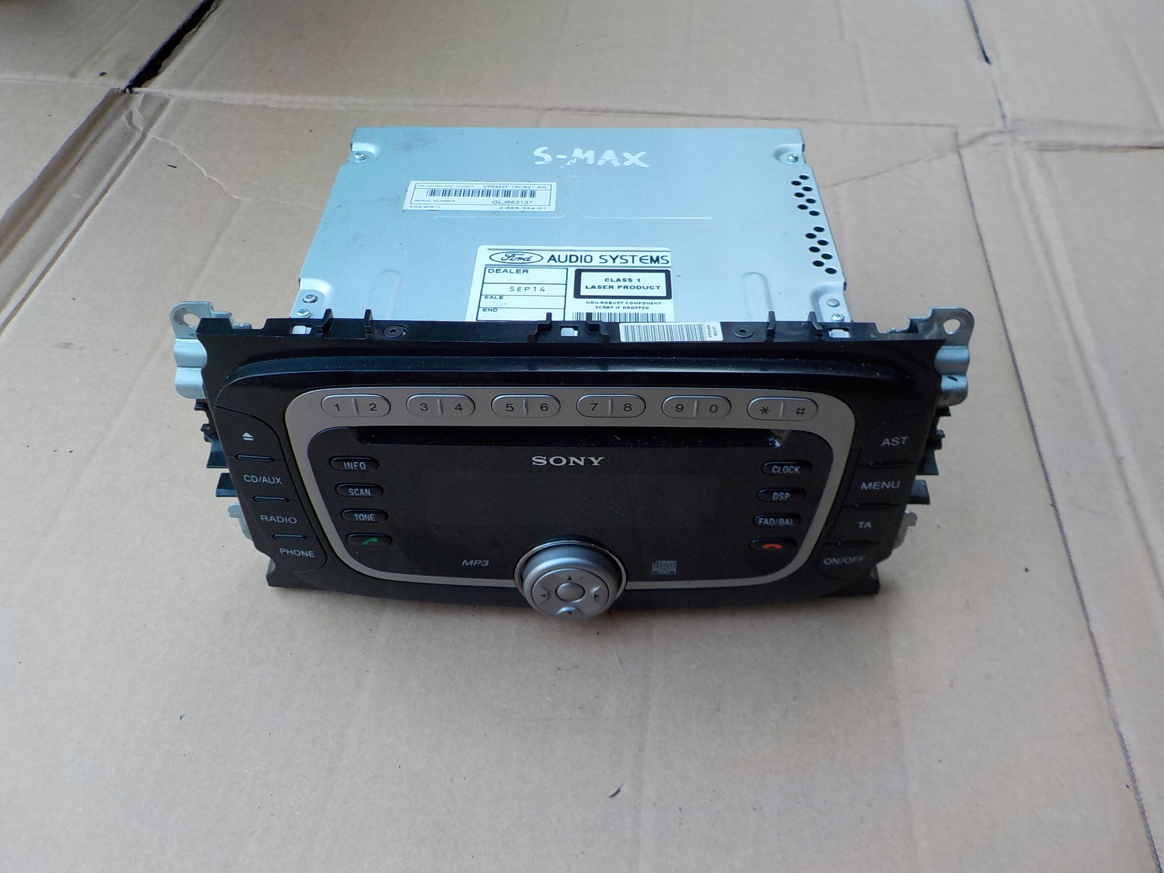 radio cd mp3 ford s-max mk1 7S7T-18C939-CE