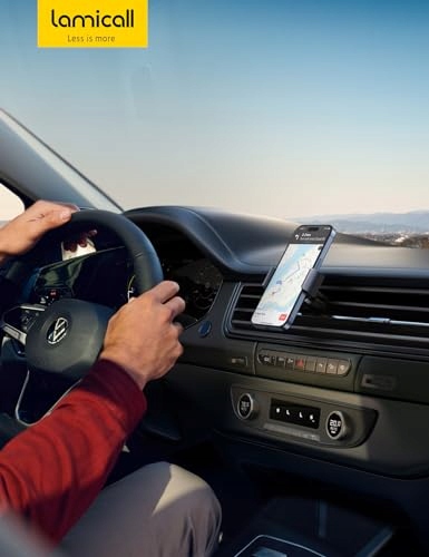 LAMICALL Uchwyt Samochodowy Do Telefonu Uniwersalny 360° Na iPhone Androids — miniatura 7