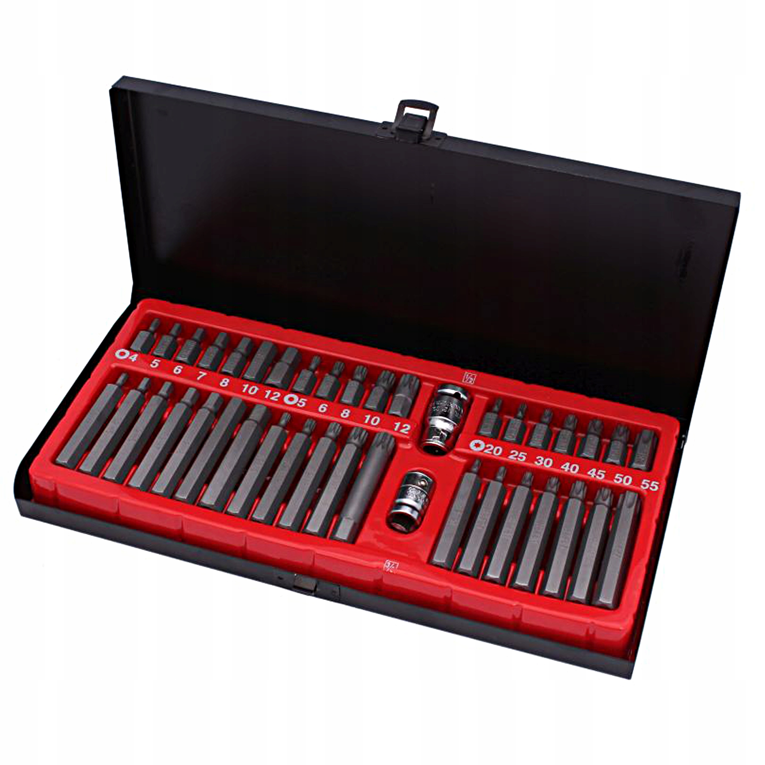 KLUCZE NASADOWE IMB TORX SPLINE 40X ZESTAW KOMPLET KLUCZY + METALOWA KASETA