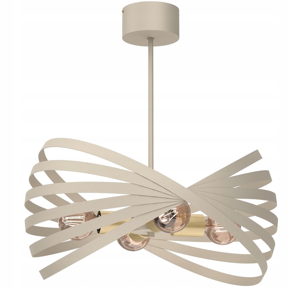 Závesná ozdobná lampa do obývacej izby, moderná, zlato béžová Luminex