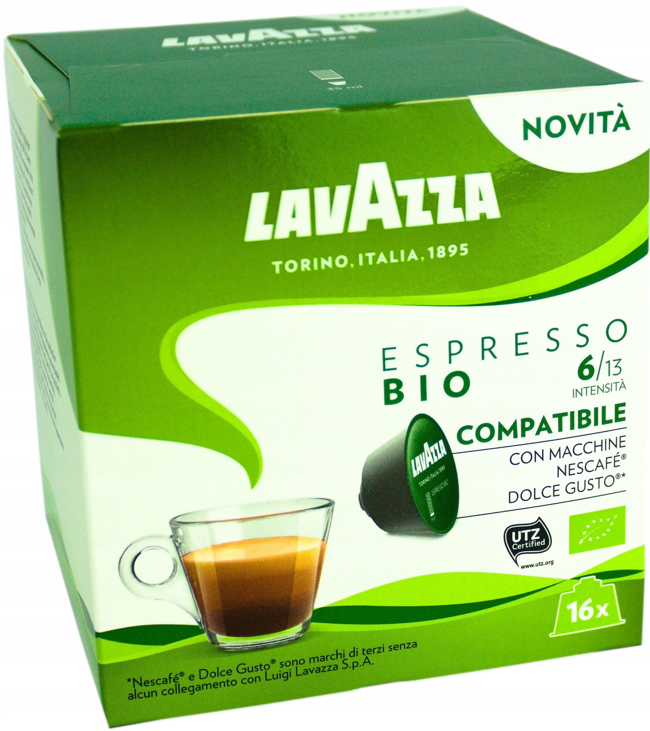 Lavazza LAVAZZA 16 KAPS DOLCE GUSTO BIO ESPRESSO / 11584277562 Allegro.pl