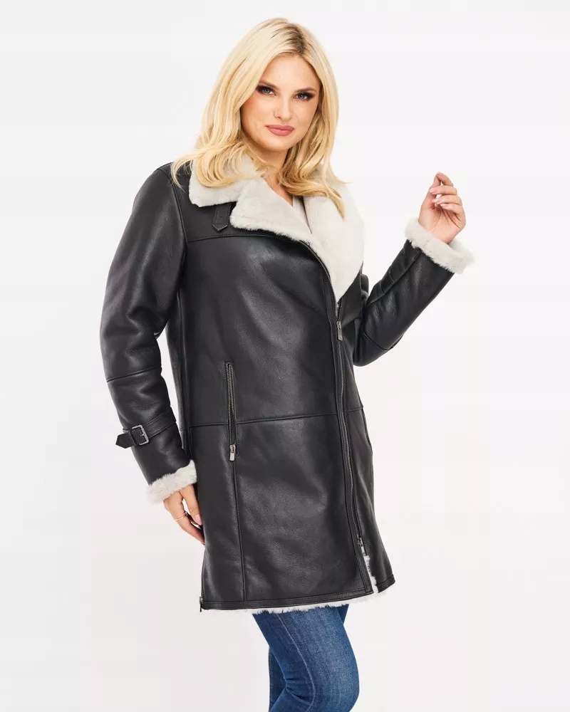 Kożuch damski Lidia 2XL Rodzaj naturalne