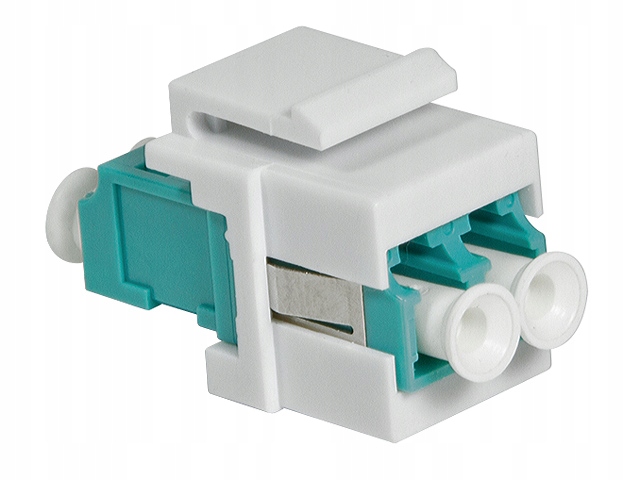 

Łącznik Fiber-optic LC Duplex MultiMode Keystone