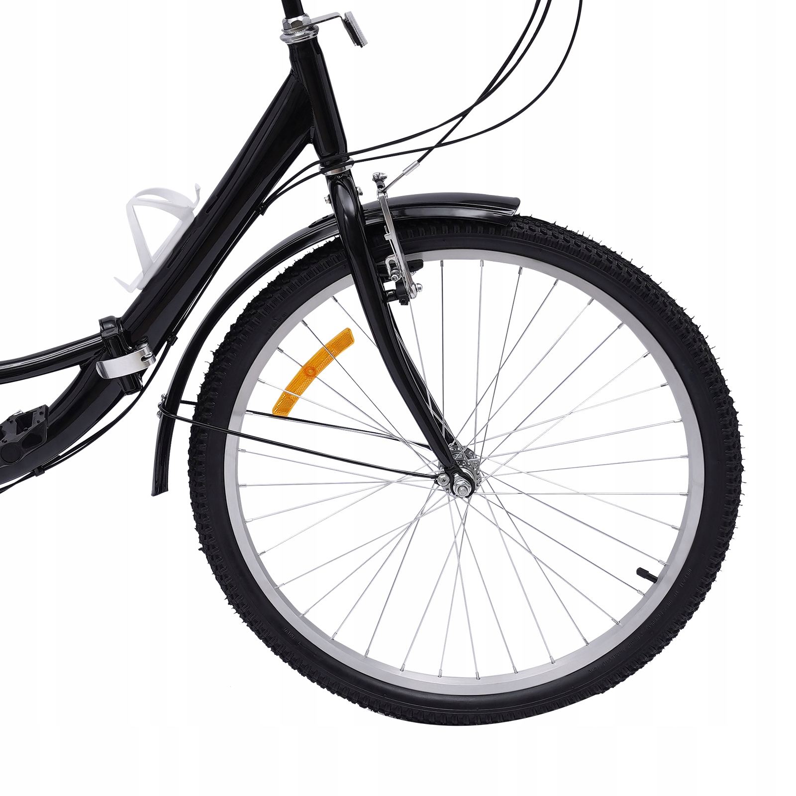 24” ROWER Dla dorosłych TRÓJKOŁOWY Składane czarny Rodzaj przerzutki wewnętrzna (w piaście)