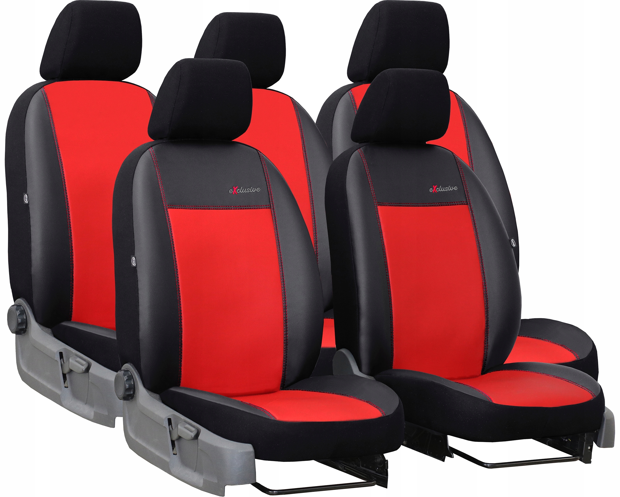 Kožené Odměrné Potahy Na Sedadla Pro Fiat Scudo III 1+1+3x1