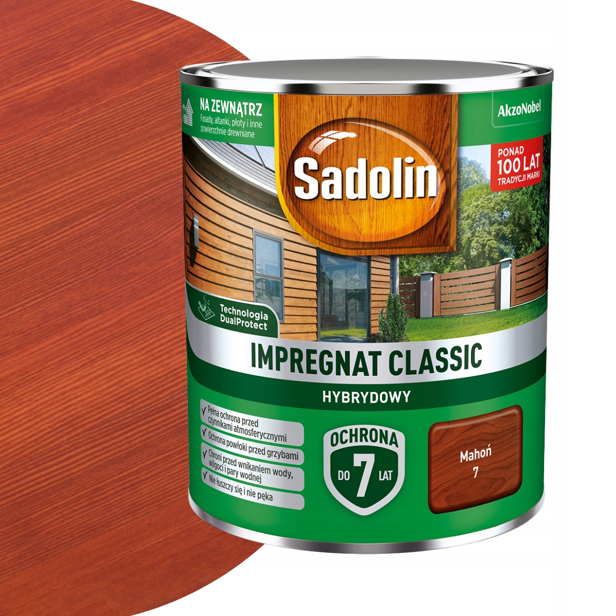 Sadolin Classic Impregnat 4,5L Mahagon