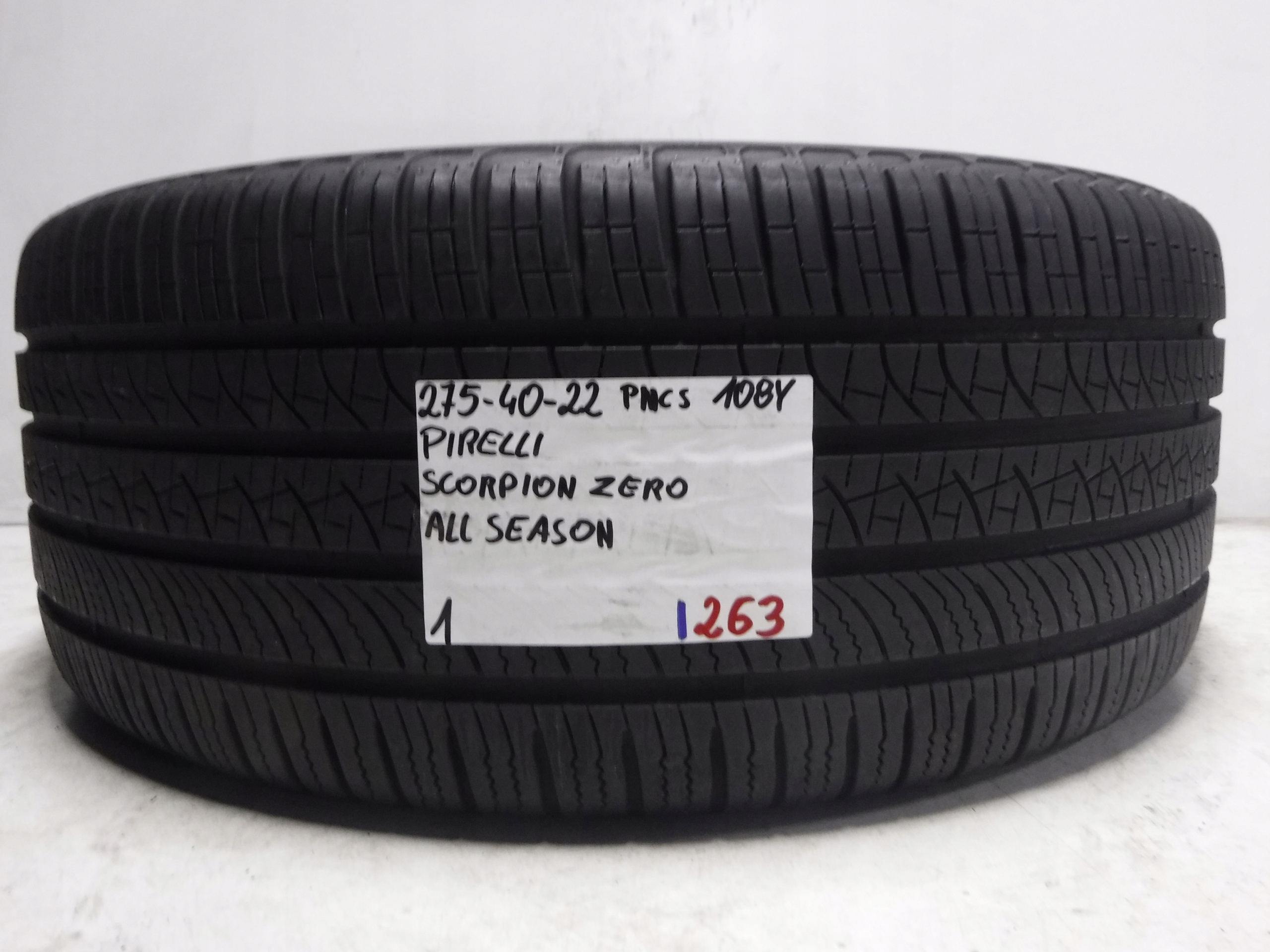 PIRELLI SCORPION ZERO ALLSEASON 275/40/22 108Y