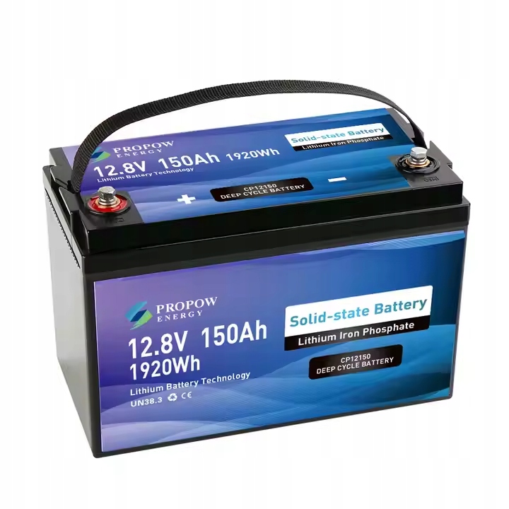 Propow Energy Akumulátor LiFePO4 12V 150Ah CP120150, IP67, Bms, Bt [fv Dph]