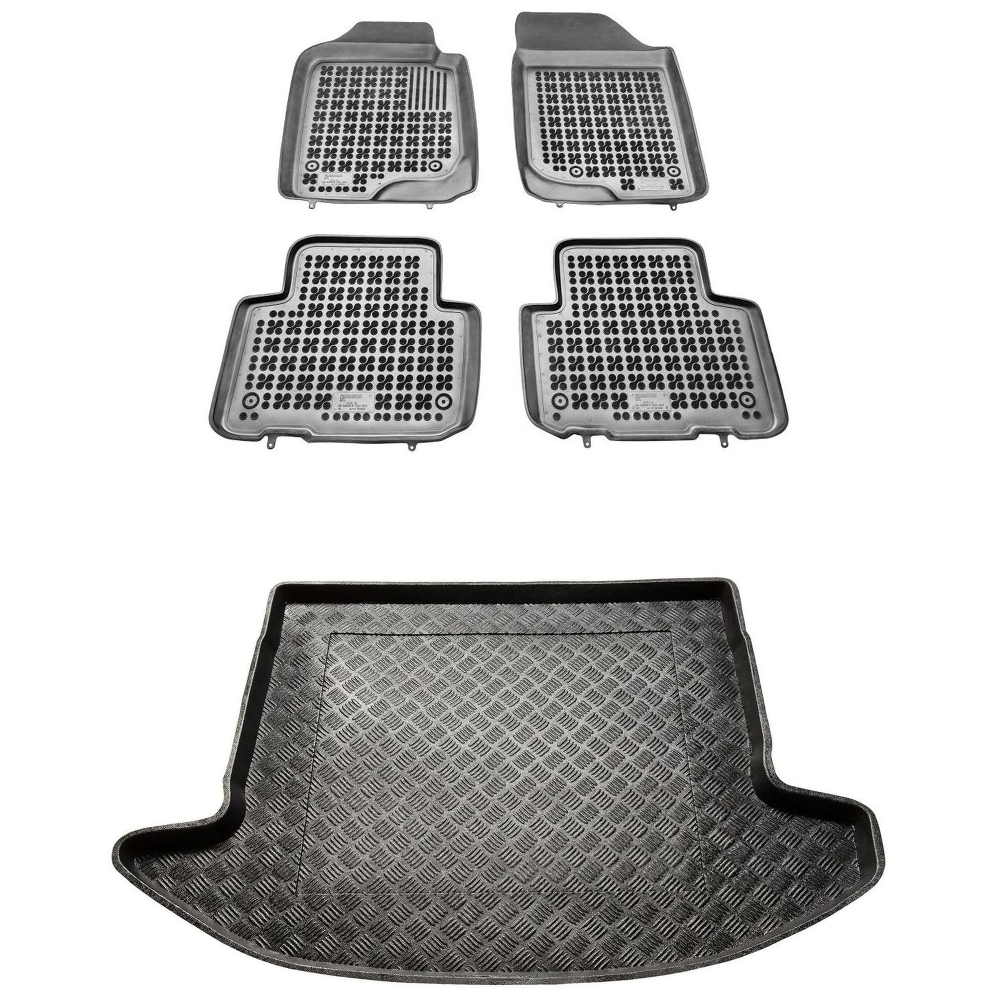 Sada koberčekov a protišmykovej podložky Kia Carens III 2006-2013