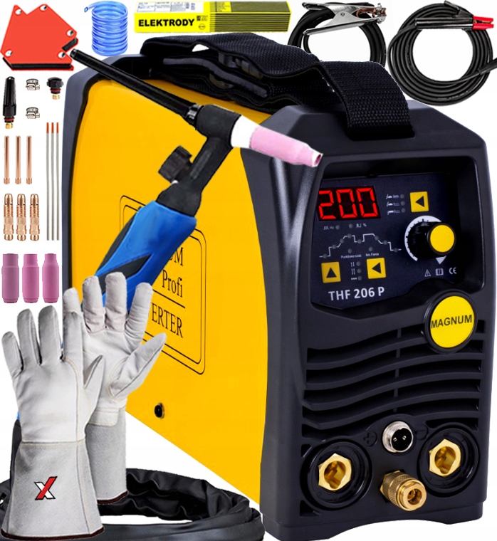 Svařovací Stroj Thfmagnum 206P 200A Tig Hf Mma Puls Spot