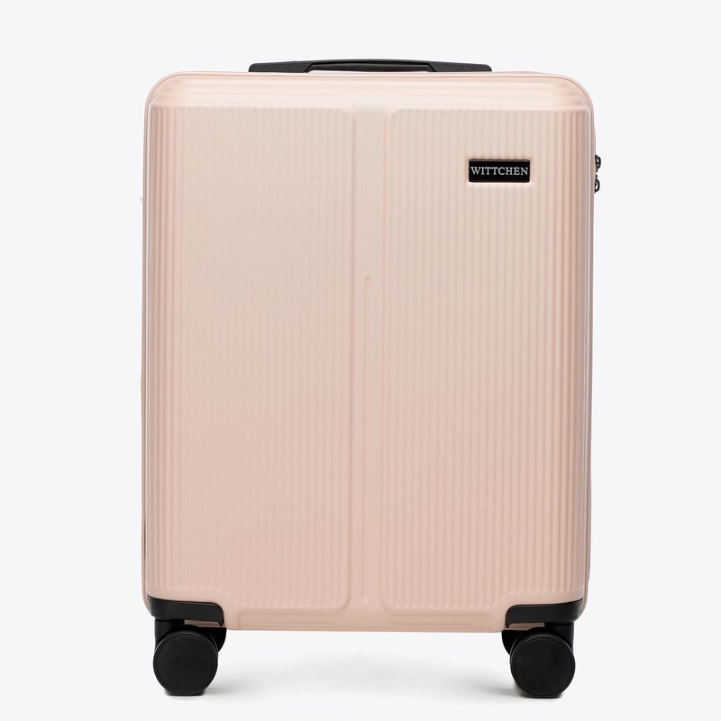 Walizka Kabinowa Abs Wittchen Stripes Line 56-3A-601-34P Pudrowy Róż