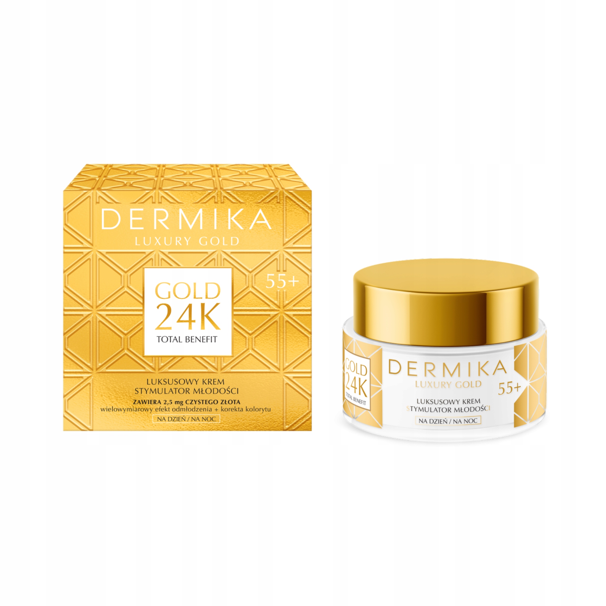 Dermika Luxusní krém Stimulátor Mládí 55+ Luxury Gold