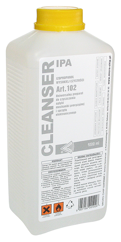 

Alkohol Izopropylowy Izopropanol Ipa 1L 1000ml Hq
