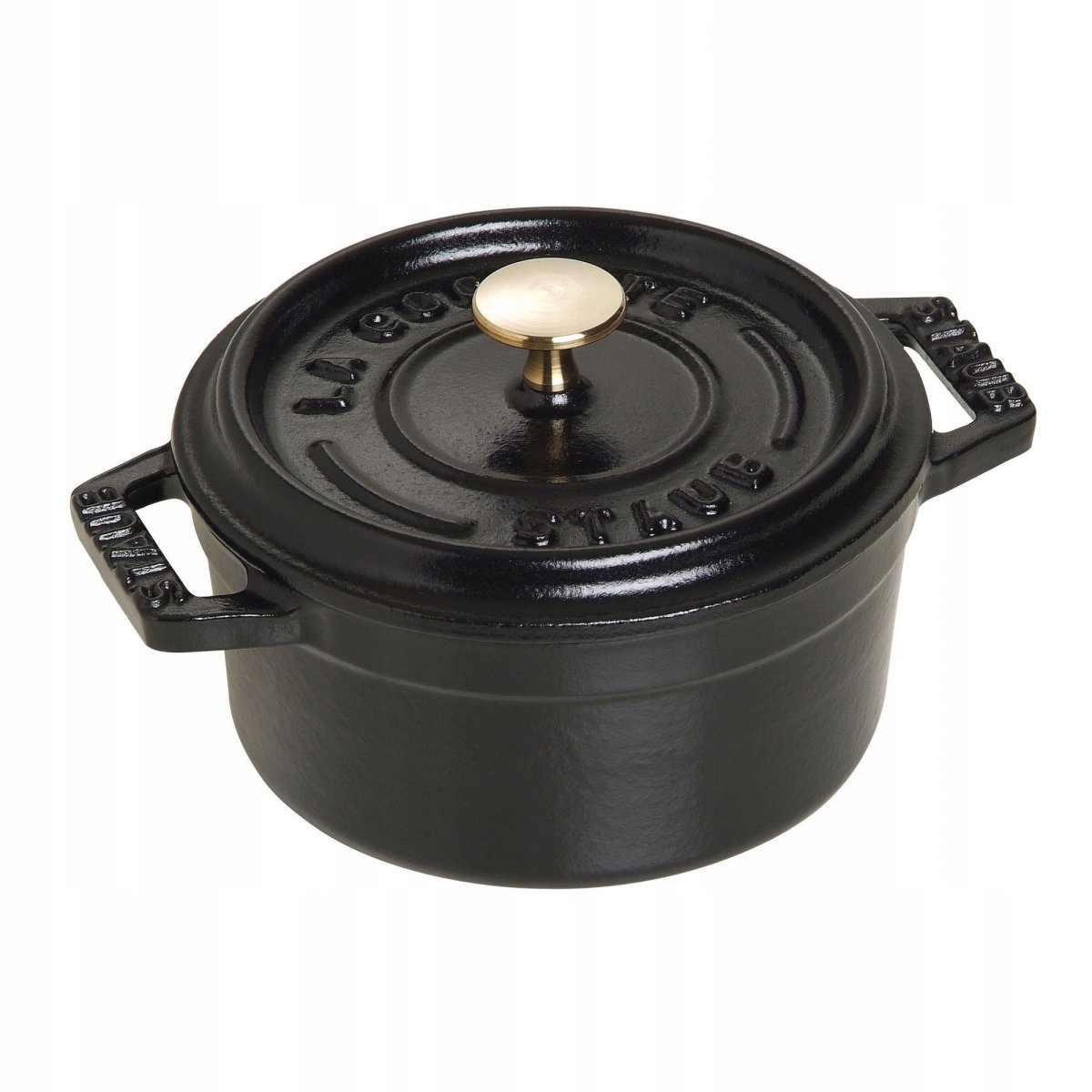 Mini Hrniec okrúhly 250 ml, čierny Mini Cocotte Staub