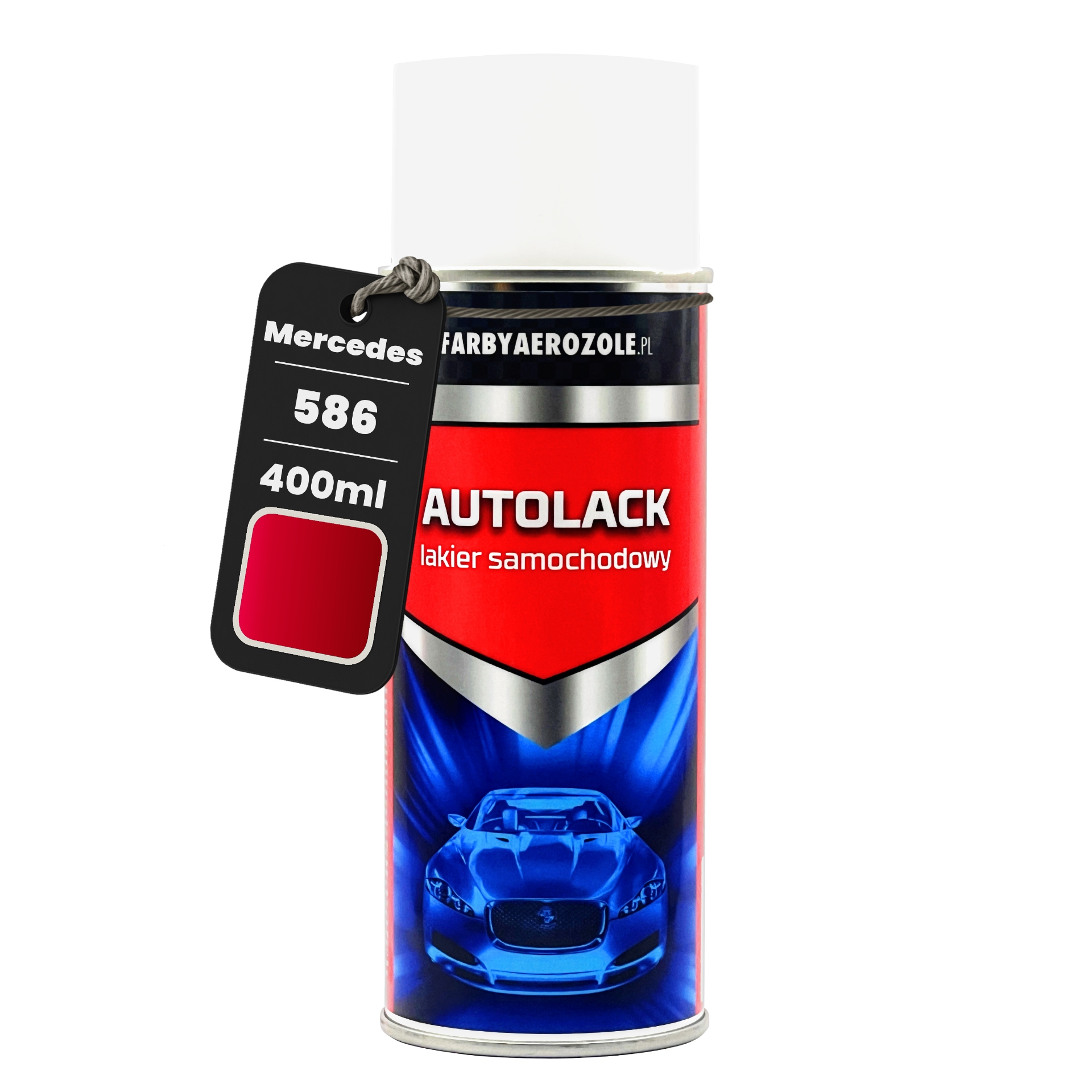 Mercedes 586 Magmarot lakier samochodowy spray 400ml
