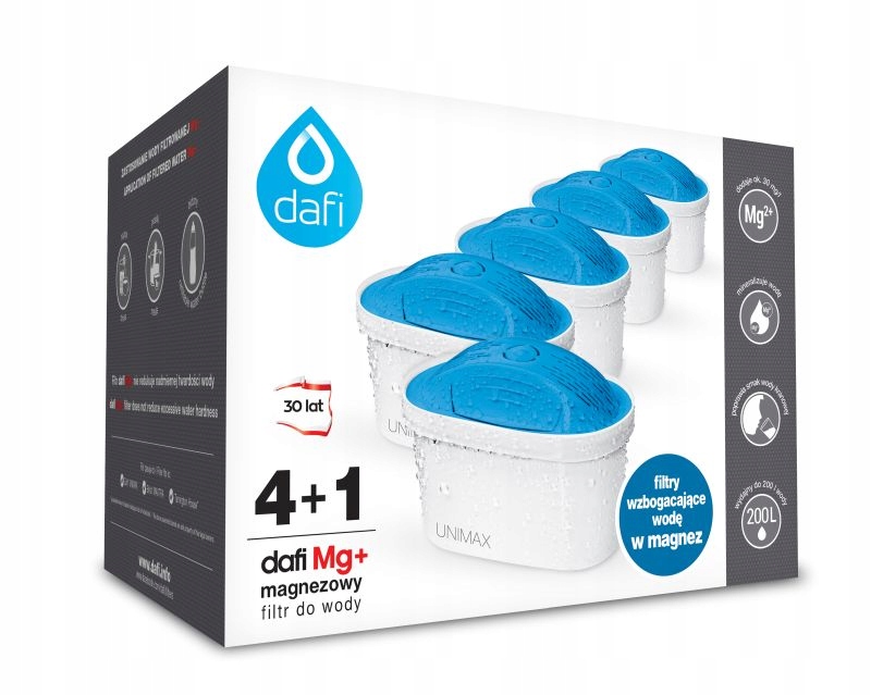 

5 sztuk filtr Dafi Unimax Mg+ magnezowy
