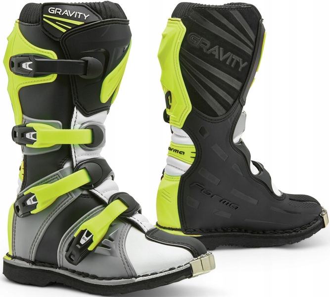 Detské Enduro topánky Forma Gravity Grey/White/Yellow Fluo veľ.33