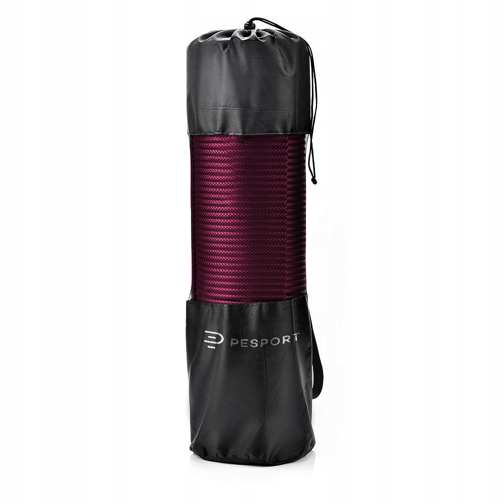 GRUBA MATA DO ĆWICZEŃ JOGI FITNESS GIMNASTYCZNA 1cm PESPORT +POKROWIEC ETUI Rodzaj do ćwiczeń