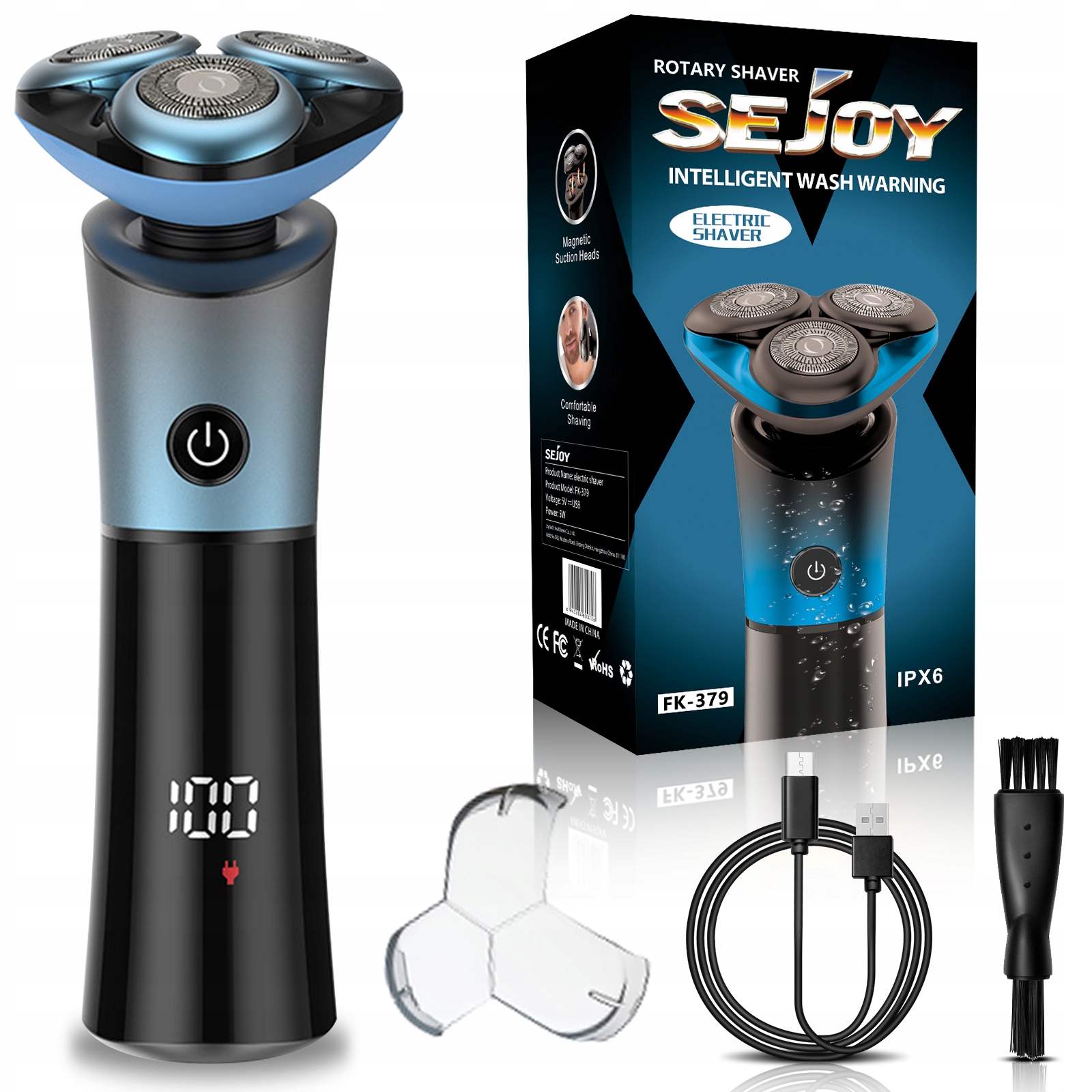 Holicí Strojek inteligentní holicí strojek na vousy Sejoy FK-379