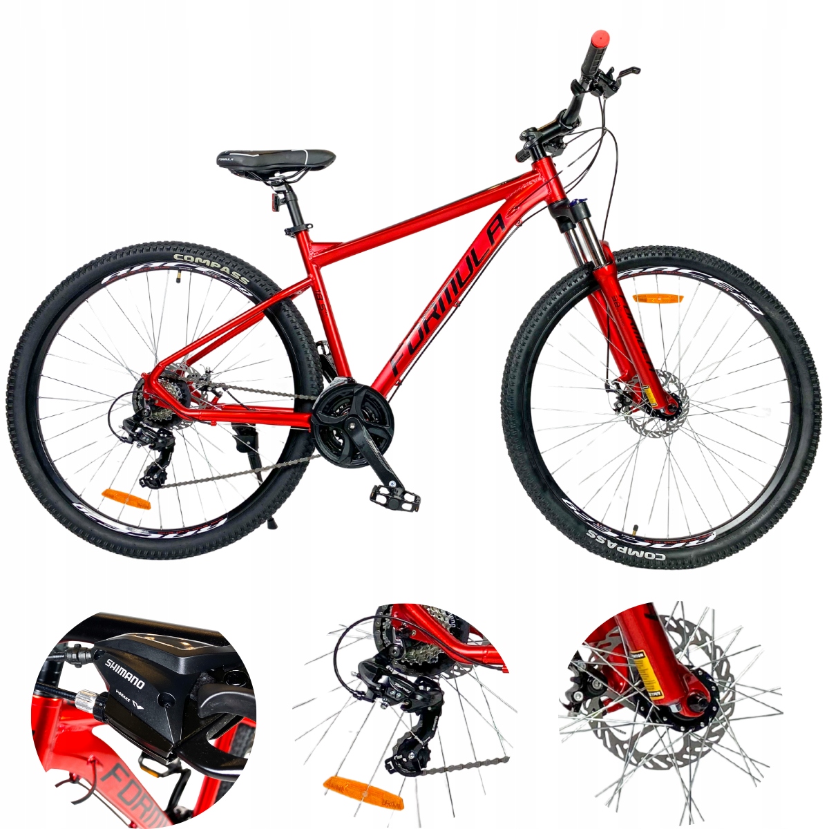 Rower Mtb 29 aluminiowy rama 19 cali Shimano góral hamulce tarczowe