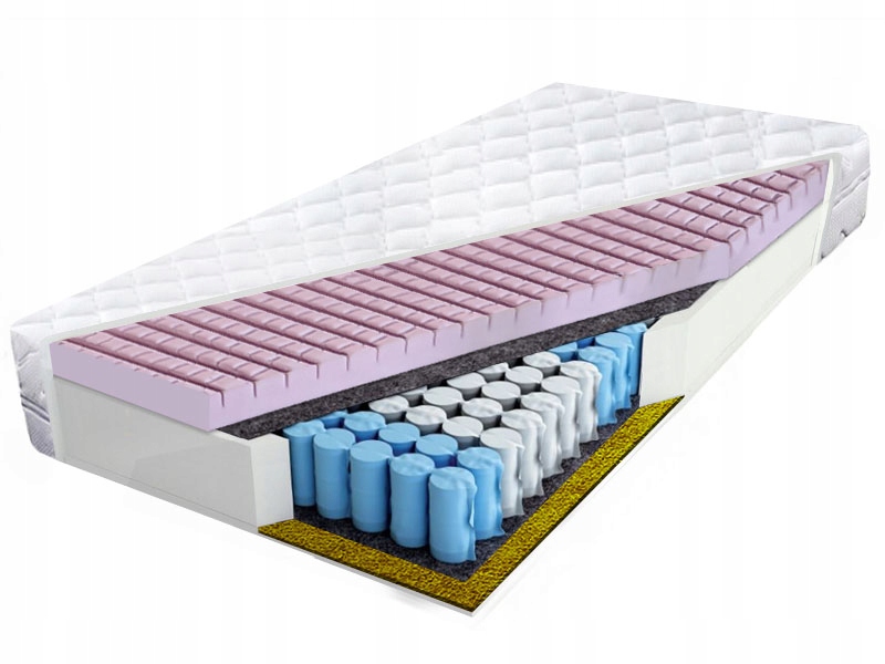 Taštičkový matrac 90x180 morská tráva masážny s jódom pocket H3 25 cm