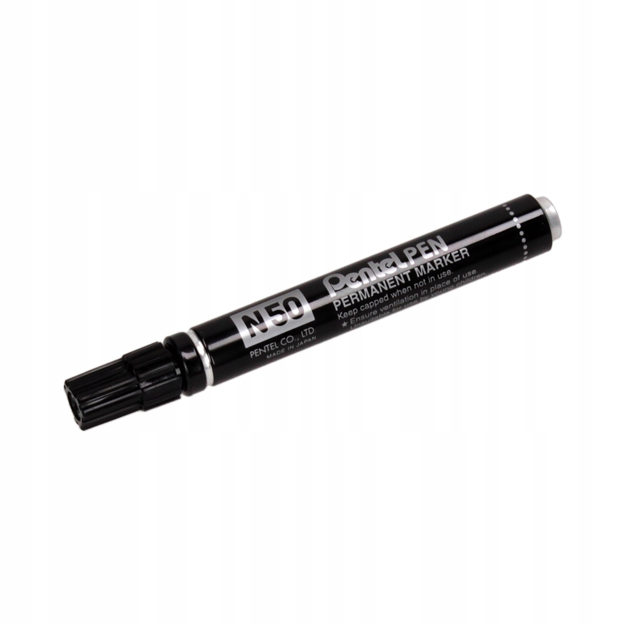 

Marker permanentny 1.5mm czarny okrągły Pentel N50