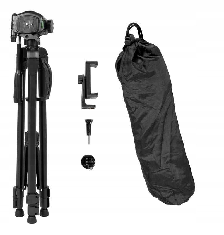 Stativ Camrock TC63 Black pro kamery fotoaparátů Max 3,5 kg Hliník Pouzdro