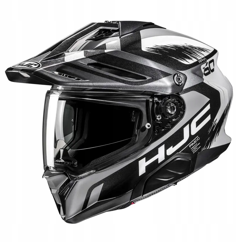 Motocyklová prilba s krytom Hjc Rpha 60 Quid Black/Grey S