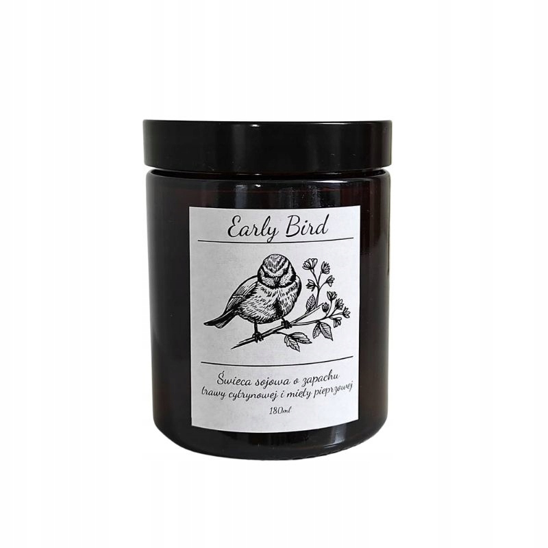 

Świeca zapachowa Sojowa w szkle Early Bird 180ml
