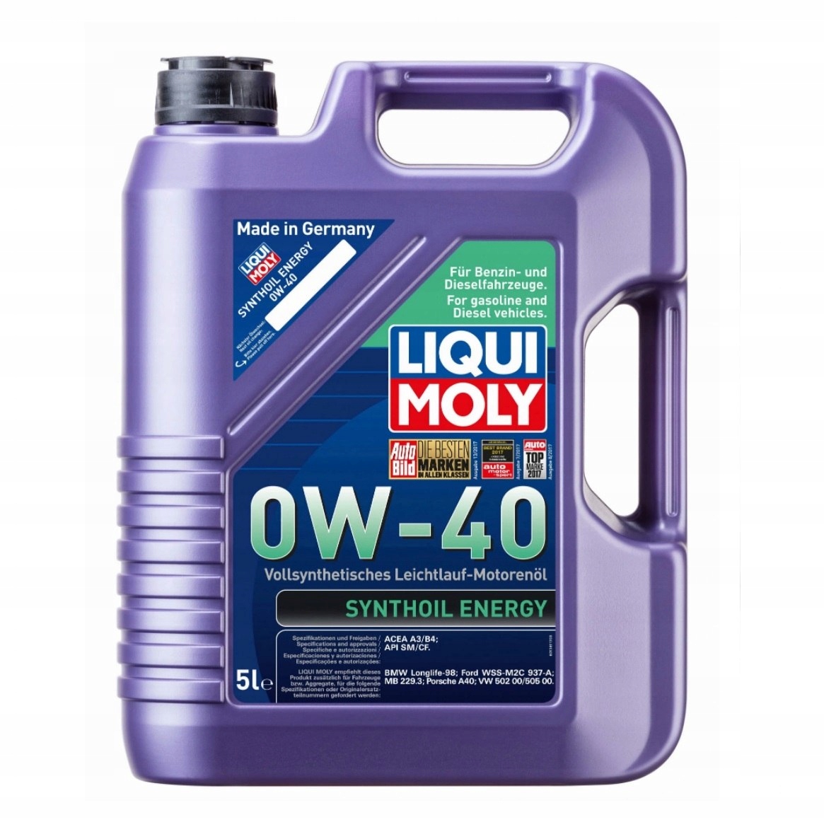 Motorový olej Synthoil Energy 0W-40 5L