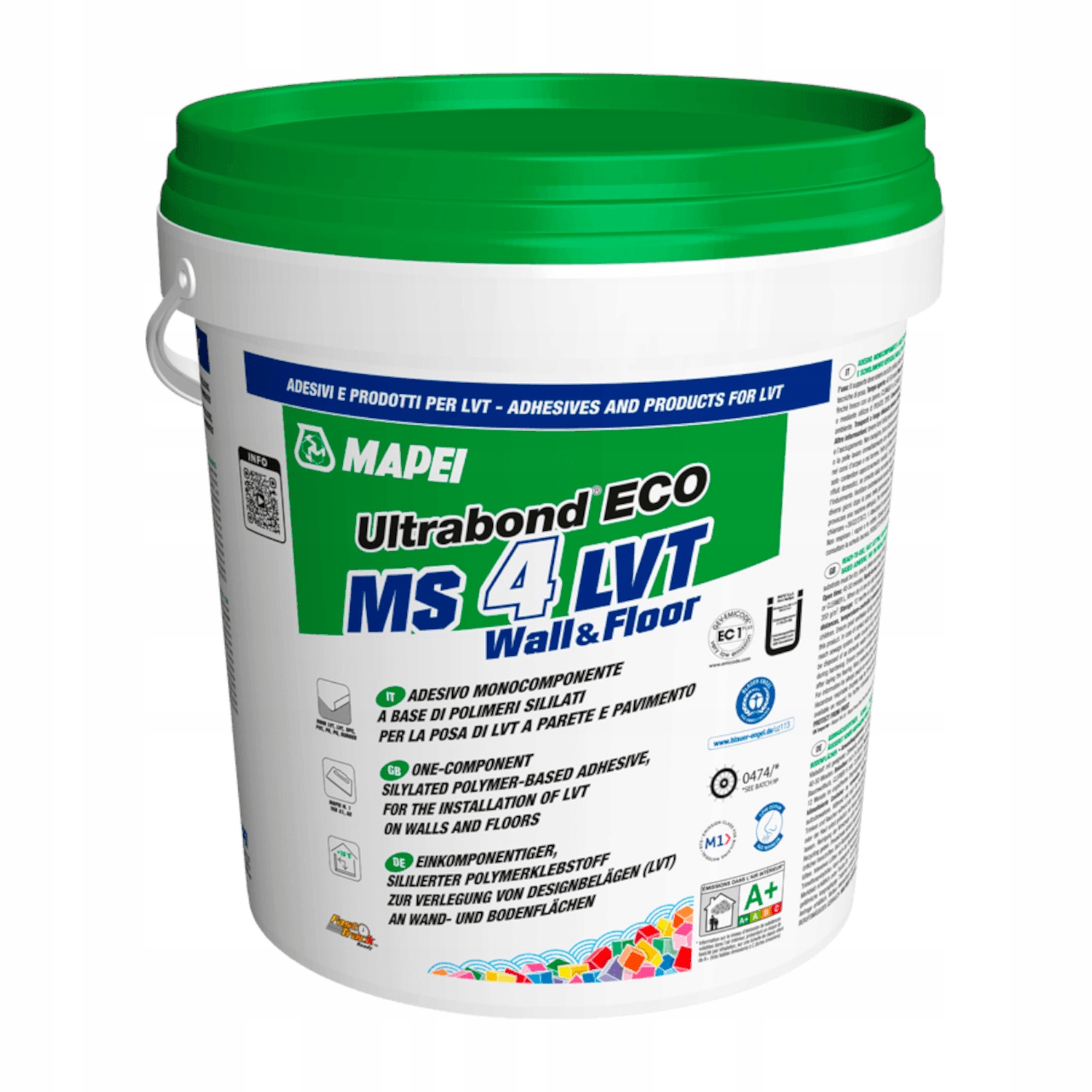 Lepidlo na vinylové panely Mapei Ultrabond Eco Ms 4 Lvt Wall & Floor 7 kg