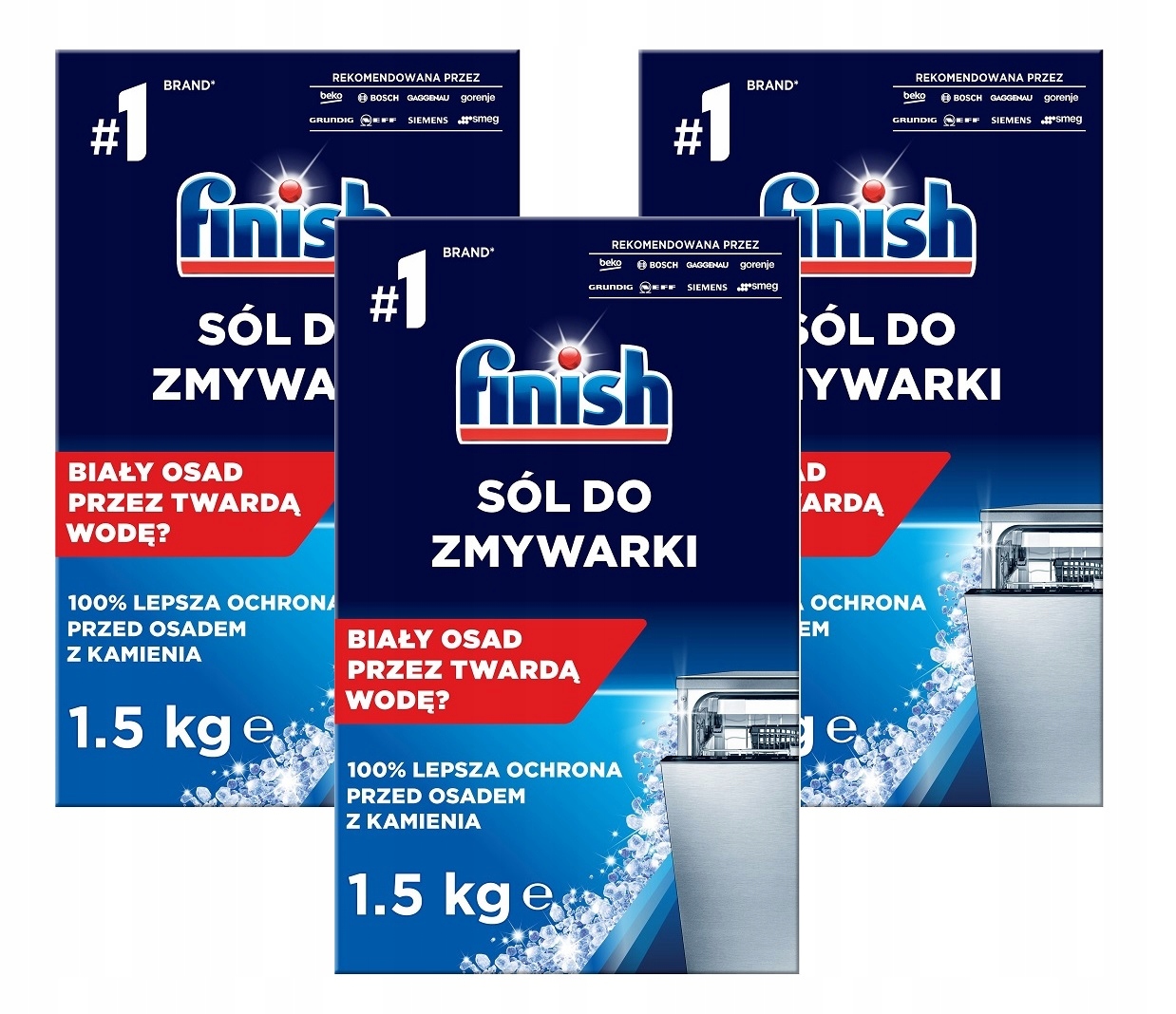

Finish Sól ochronna do zmywarki 1,5 kg x3