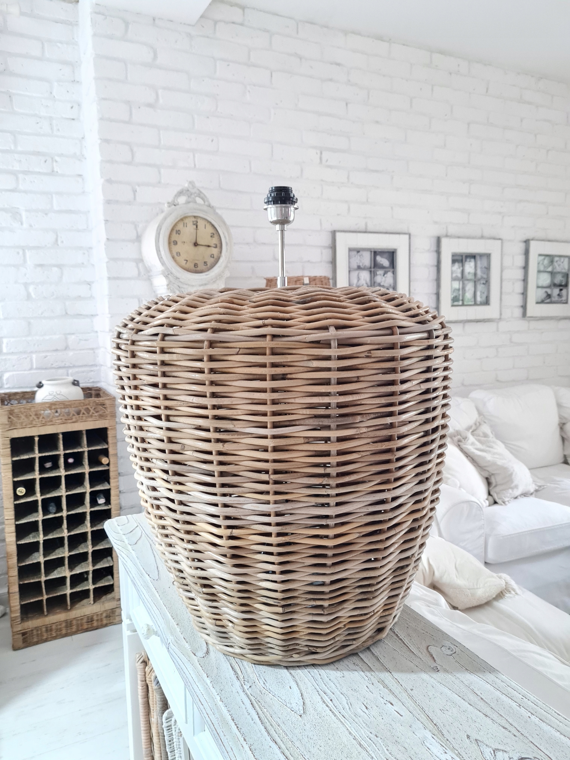 Stolová lampa Hampton Ratanová základňa pre lampu Hampton Ratan Veľká