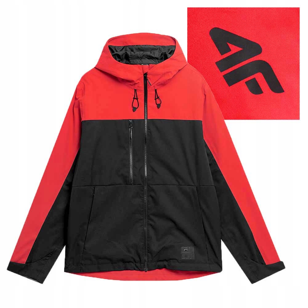 Pánská větrovka 4F s kapucí TTJAM080 velikost M