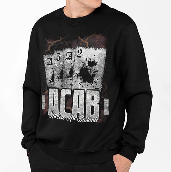 Pánská mikina fanouškovská Acab Karts vel. M