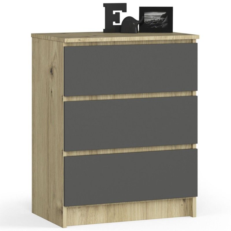 NOWOCZESNA KOMODA SALON SYPIALNIA MEBLE 3 SZUFLADY komoda szafka szuflady