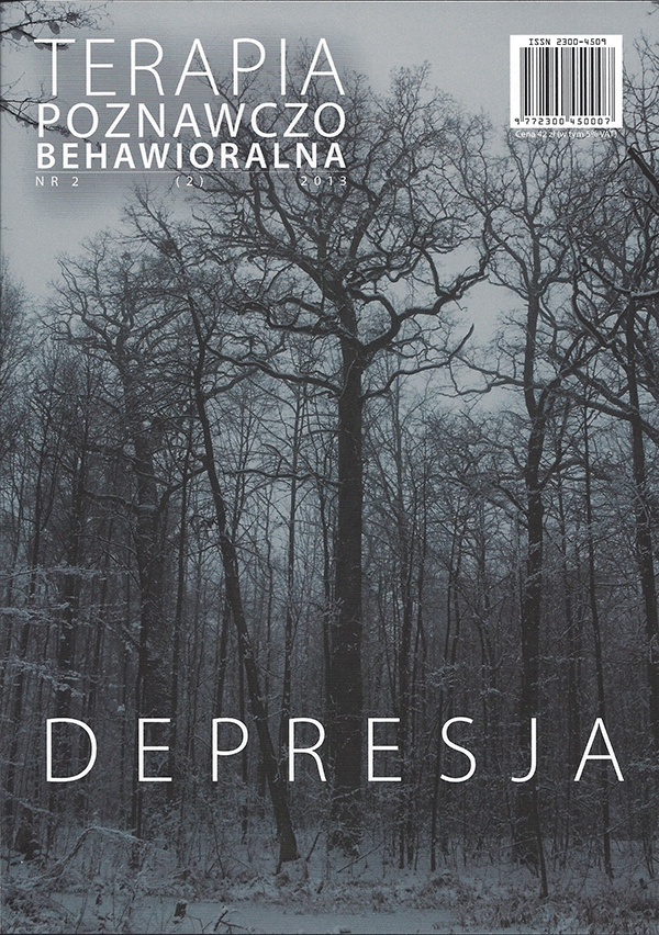 

Depresja. Terapia Poznawczo-Behawioralna 2/2013