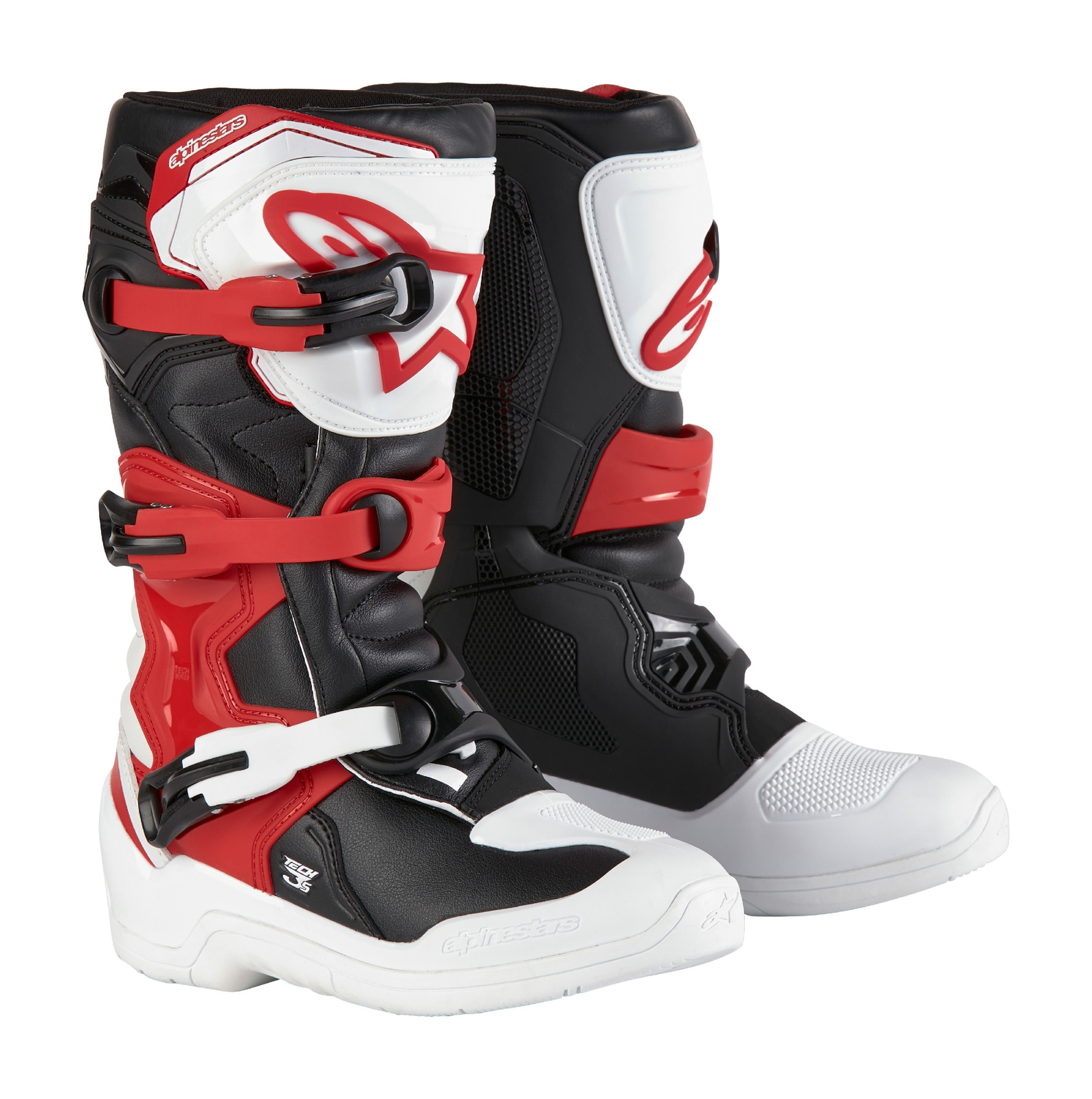 Juniorské topánky Alpinestars Tech 3s red/black/white 3 35,5