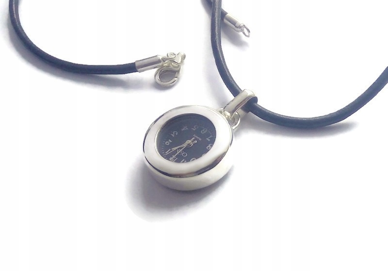 ZE SREBRA 925 MARKOWY ZEGAREK WISIOR OSIN ETUI